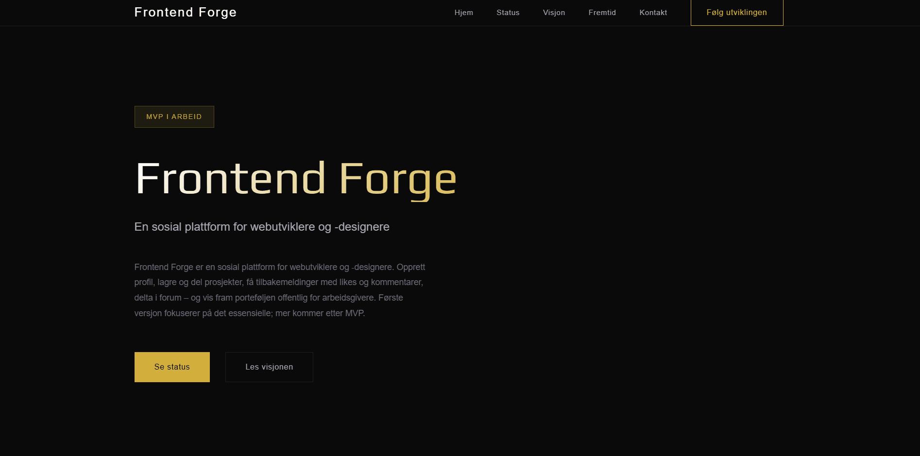 Social platform for web devs